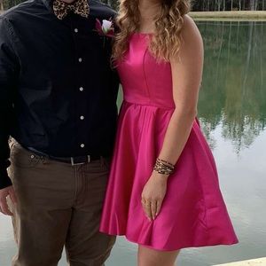 Cute hot pink dress